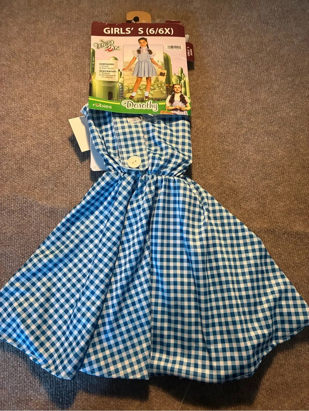 Rubies The Wizard of Oz Dorothy Costume Dress